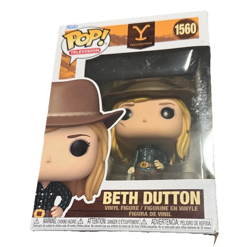 Funko POP Beth Dutton #1560 Vinyl Figure Yellowstone NIB Excellent